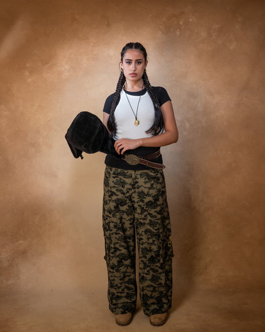 CARGO PANTS-DIGI CAMO