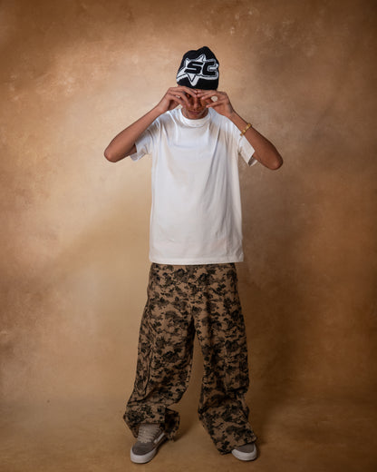 CARGO PANTS-DIGI CAMO (BEIGE)