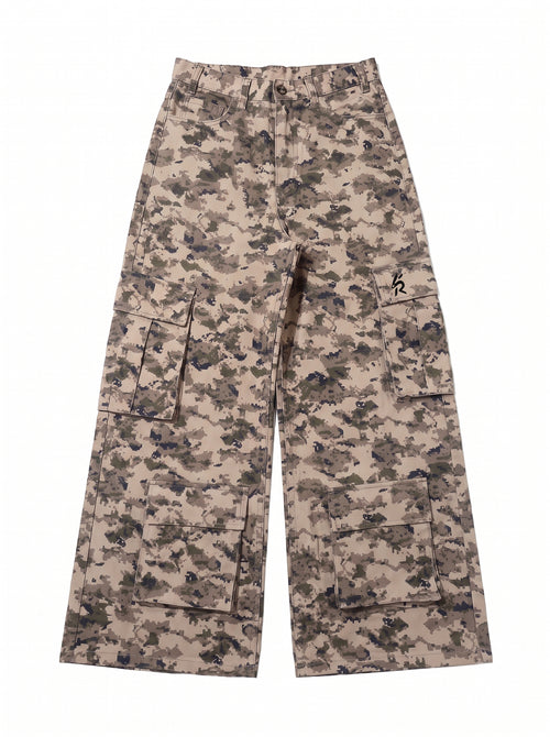 CARGO PANTS-DIGI CAMO (BEIGE)