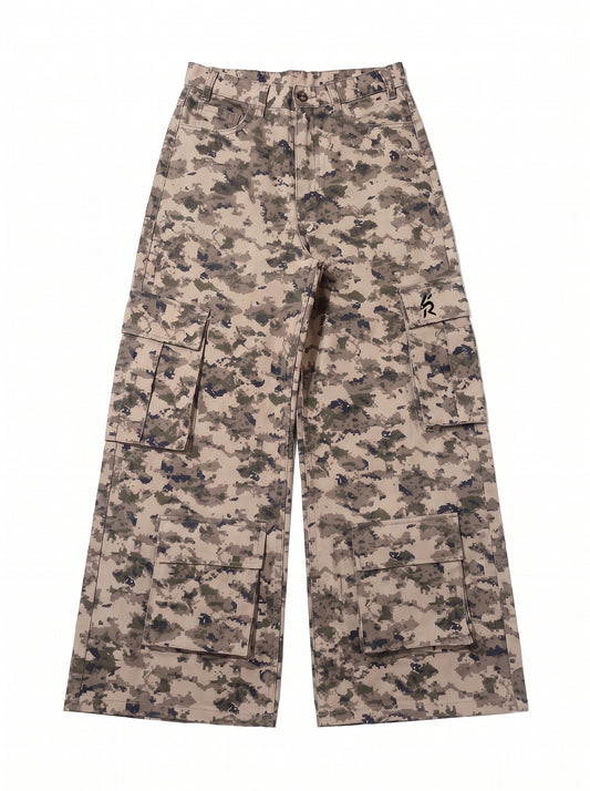 CARGO PANTS-DIGI CAMO (BEIGE)
