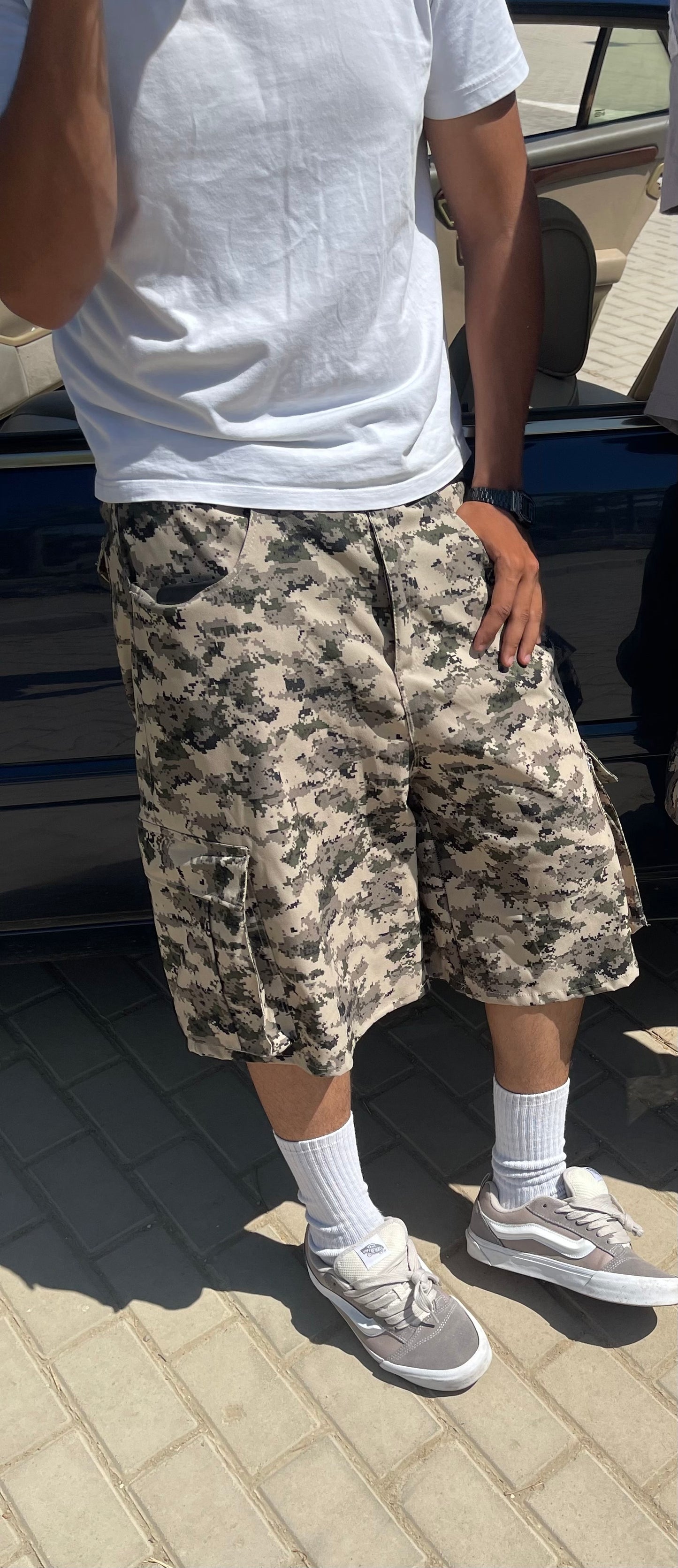 CARGO SHORT-DIGI CAMO (BEIGE)