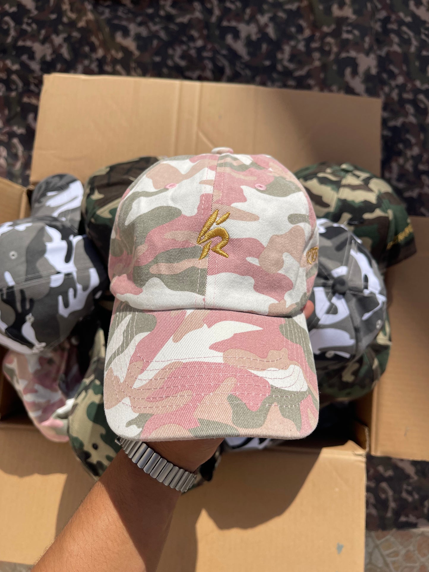 Rabbit camo cap