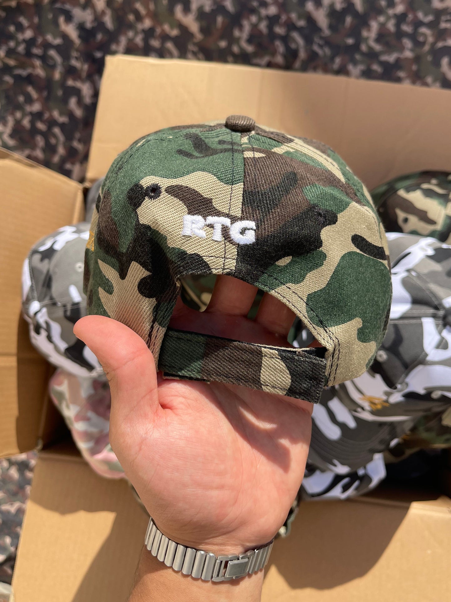 Rabbit camo cap