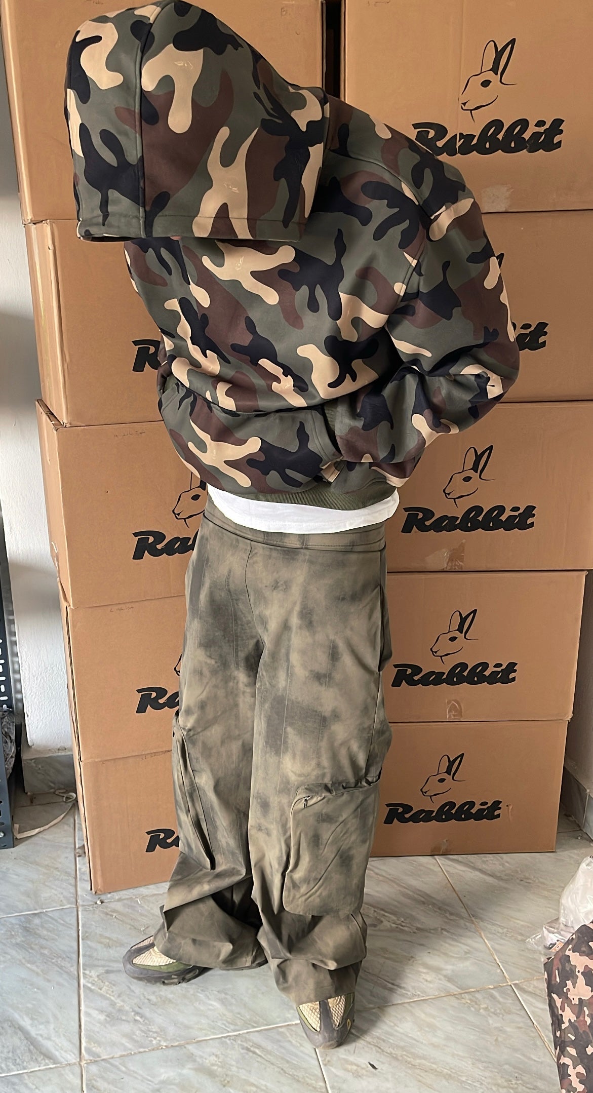 Dirty cargo pants