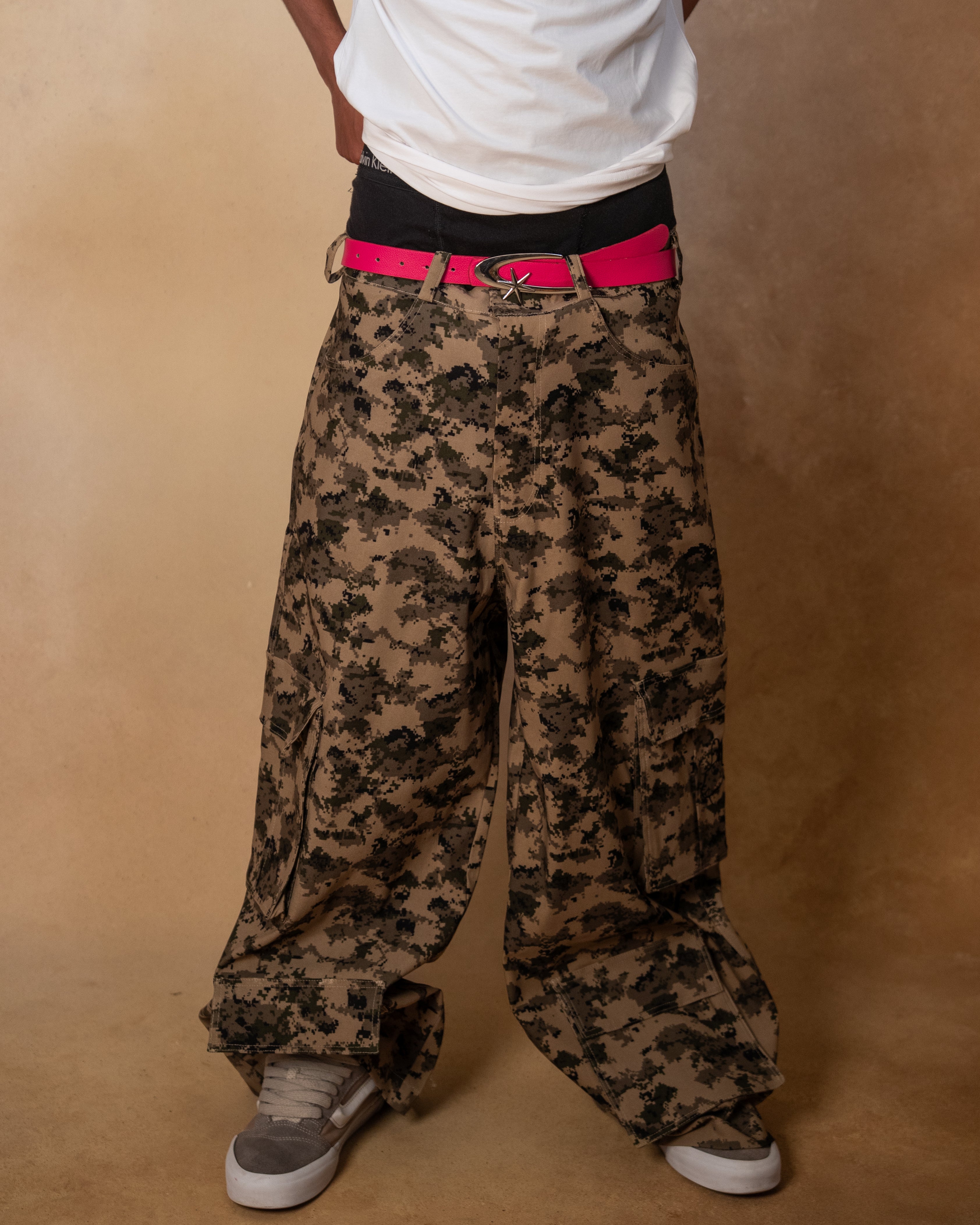 CARGO PANTS-DIGI CAMO (BEIGE) – RABBITCLOTH