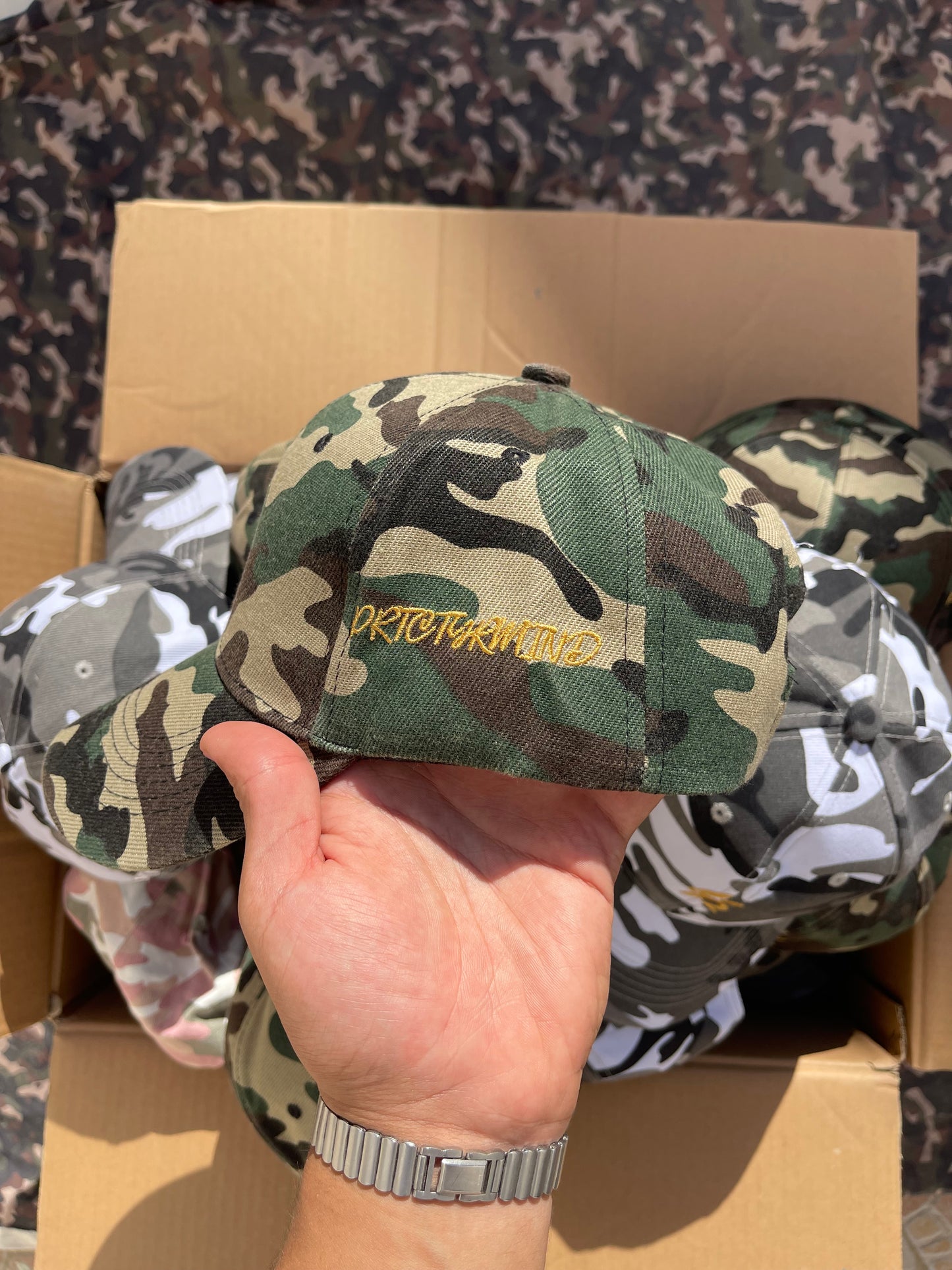 Rabbit camo cap