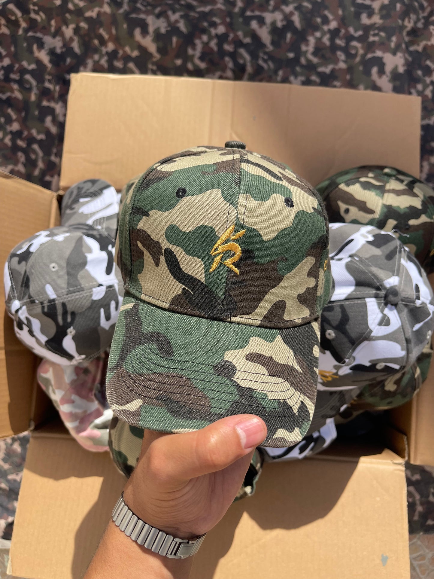 Rabbit camo cap