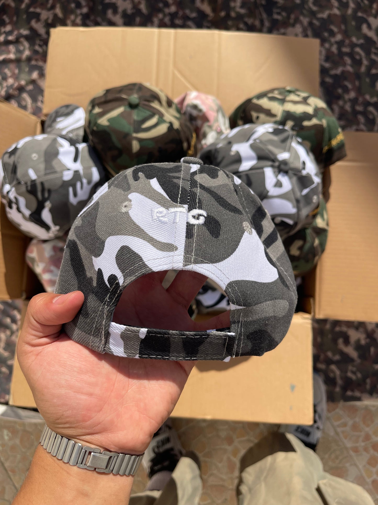 Rabbit camo cap