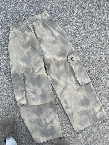 Dirty cargo pants (beige)