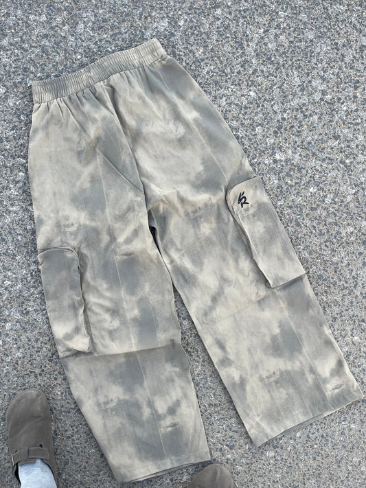 Dirty cargo pants (beige)