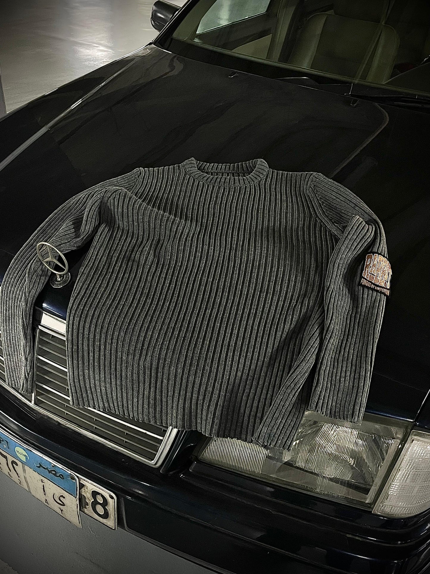 Rabbit grey knit sweater