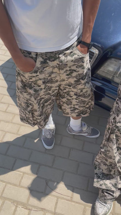 CARGO SHORT-DIGI CAMO (BEIGE)